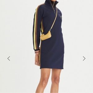 Tory Burch Knit Quarter Zip Dress